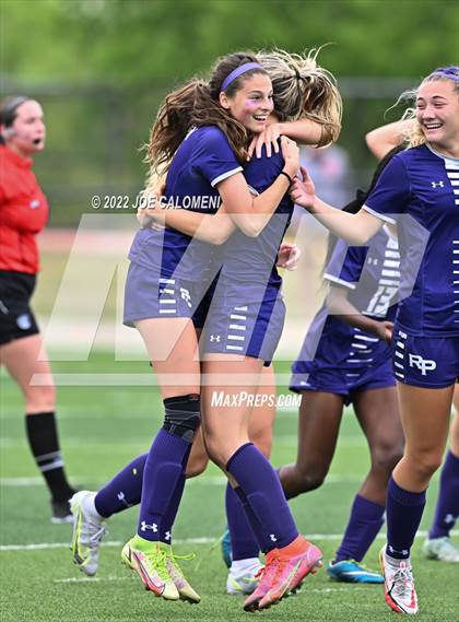 Thumbnail 3 in Ridge Point vs Rockwall (UIL 6A Girls Soccer State Semifinal) photogallery.