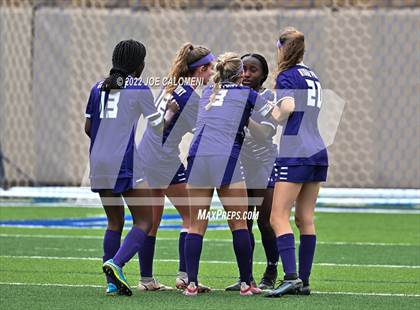 Thumbnail 1 in Ridge Point vs Rockwall (UIL 6A Girls Soccer State Semifinal) photogallery.