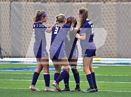 Thumbnail 3 in Ridge Point vs Rockwall (UIL 6A Girls Soccer State Semifinal) photogallery.