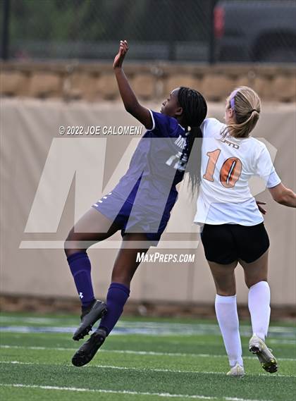 Thumbnail 1 in Ridge Point vs Rockwall (UIL 6A Girls Soccer State Semifinal) photogallery.