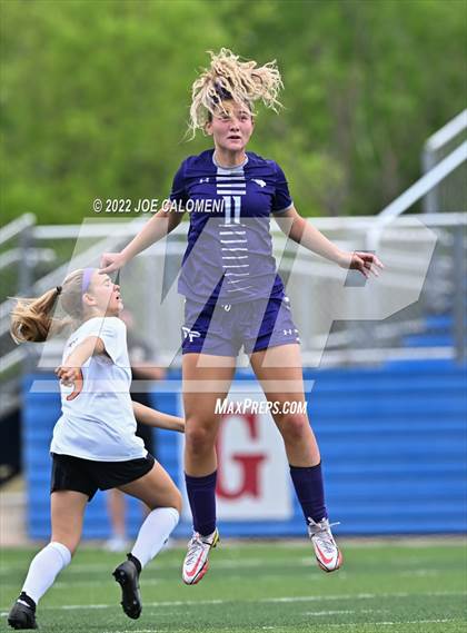 Thumbnail 3 in Ridge Point vs Rockwall (UIL 6A Girls Soccer State Semifinal) photogallery.