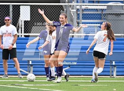Thumbnail 3 in Ridge Point vs Rockwall (UIL 6A Girls Soccer State Semifinal) photogallery.