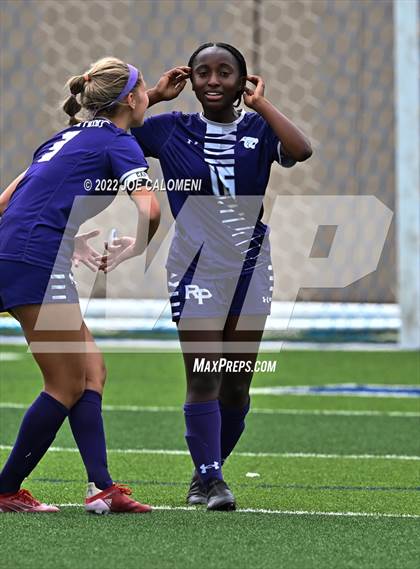 Thumbnail 2 in Ridge Point vs Rockwall (UIL 6A Girls Soccer State Semifinal) photogallery.