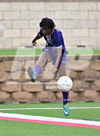 Thumbnail 3 in Ridge Point vs Rockwall (UIL 6A Girls Soccer State Semifinal) photogallery.