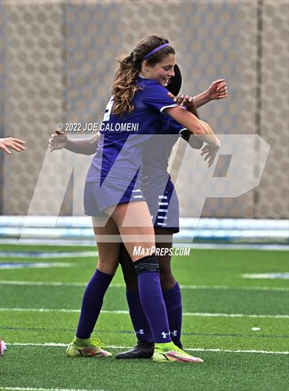 Thumbnail 3 in Ridge Point vs Rockwall (UIL 6A Girls Soccer State Semifinal) photogallery.