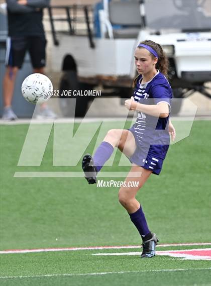 Thumbnail 2 in Ridge Point vs Rockwall (UIL 6A Girls Soccer State Semifinal) photogallery.