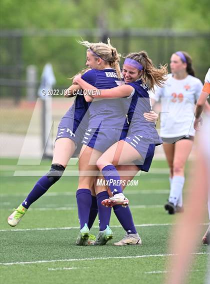 Thumbnail 3 in Ridge Point vs Rockwall (UIL 6A Girls Soccer State Semifinal) photogallery.