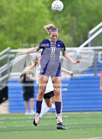 Thumbnail 2 in Ridge Point vs Rockwall (UIL 6A Girls Soccer State Semifinal) photogallery.