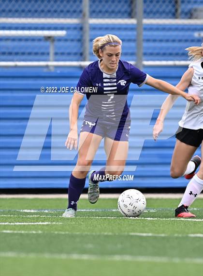 Thumbnail 2 in Ridge Point vs Rockwall (UIL 6A Girls Soccer State Semifinal) photogallery.