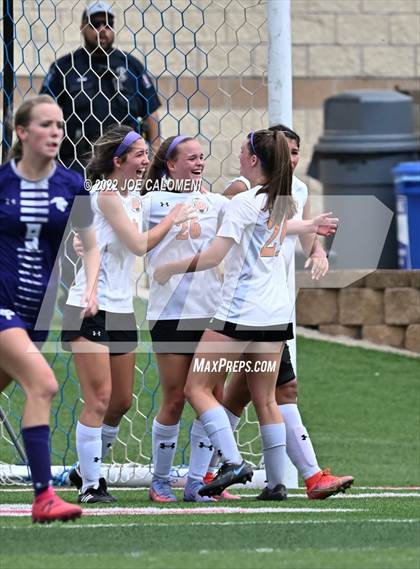 Thumbnail 3 in Ridge Point vs Rockwall (UIL 6A Girls Soccer State Semifinal) photogallery.