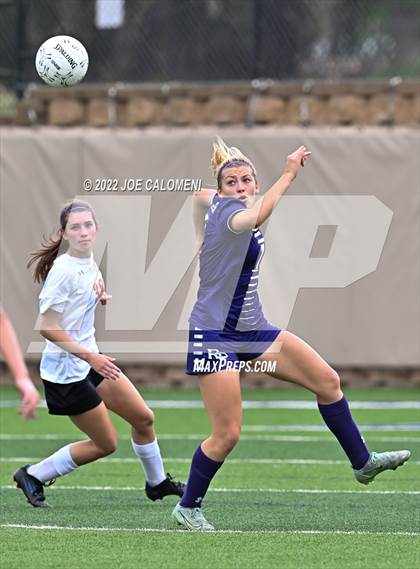 Thumbnail 3 in Ridge Point vs Rockwall (UIL 6A Girls Soccer State Semifinal) photogallery.