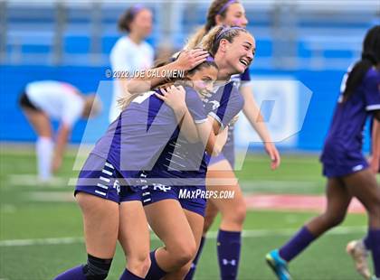 Thumbnail 3 in Ridge Point vs Rockwall (UIL 6A Girls Soccer State Semifinal) photogallery.