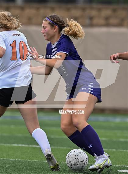 Thumbnail 3 in Ridge Point vs Rockwall (UIL 6A Girls Soccer State Semifinal) photogallery.