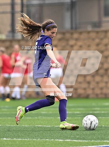 Thumbnail 2 in Ridge Point vs Rockwall (UIL 6A Girls Soccer State Semifinal) photogallery.