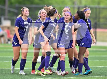 Thumbnail 3 in Ridge Point vs Rockwall (UIL 6A Girls Soccer State Semifinal) photogallery.