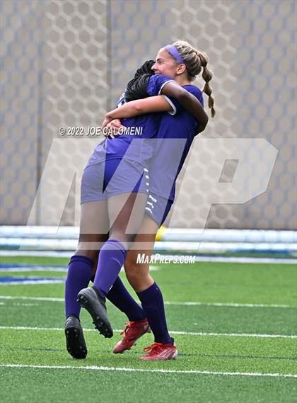 Thumbnail 1 in Ridge Point vs Rockwall (UIL 6A Girls Soccer State Semifinal) photogallery.