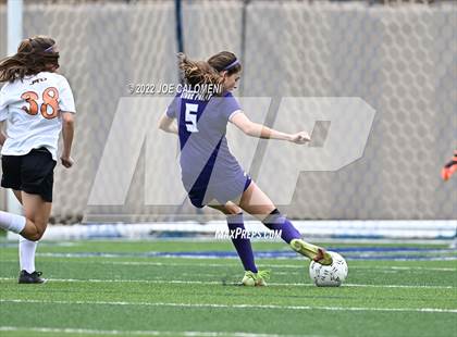 Thumbnail 3 in Ridge Point vs Rockwall (UIL 6A Girls Soccer State Semifinal) photogallery.