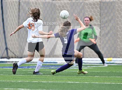 Thumbnail 2 in Ridge Point vs Rockwall (UIL 6A Girls Soccer State Semifinal) photogallery.