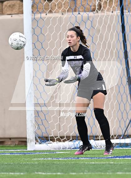 Thumbnail 1 in Ridge Point vs Rockwall (UIL 6A Girls Soccer State Semifinal) photogallery.