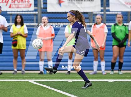 Thumbnail 2 in Ridge Point vs Rockwall (UIL 6A Girls Soccer State Semifinal) photogallery.