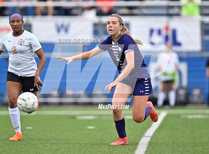 Thumbnail 3 in Ridge Point vs Rockwall (UIL 6A Girls Soccer State Semifinal) photogallery.