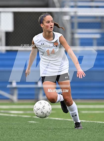 Thumbnail 3 in Ridge Point vs Rockwall (UIL 6A Girls Soccer State Semifinal) photogallery.