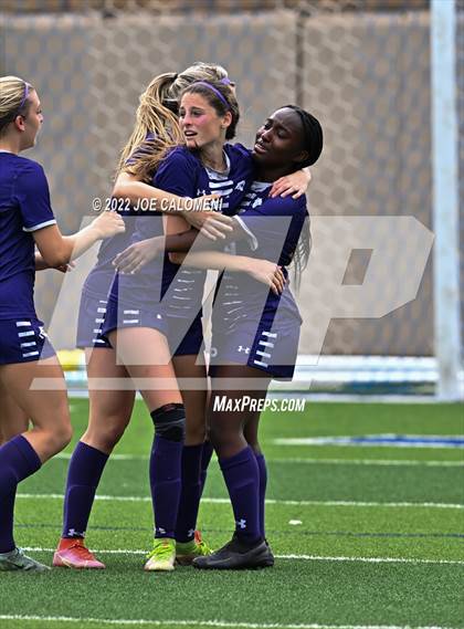 Thumbnail 3 in Ridge Point vs Rockwall (UIL 6A Girls Soccer State Semifinal) photogallery.