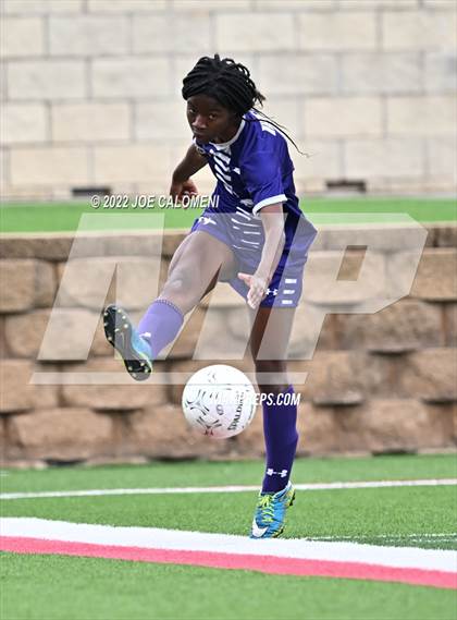 Thumbnail 2 in Ridge Point vs Rockwall (UIL 6A Girls Soccer State Semifinal) photogallery.
