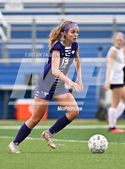 Thumbnail 3 in Ridge Point vs Rockwall (UIL 6A Girls Soccer State Semifinal) photogallery.