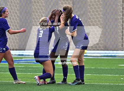 Thumbnail 2 in Ridge Point vs Rockwall (UIL 6A Girls Soccer State Semifinal) photogallery.