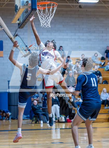 Thumbnail 2 in St. John The Baptist vs Wilton (New York Holiday Invitational) photogallery.