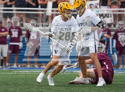 Thumbnail 3 in Garden City vs Victor (NYSPHSAA Class B Final) photogallery.