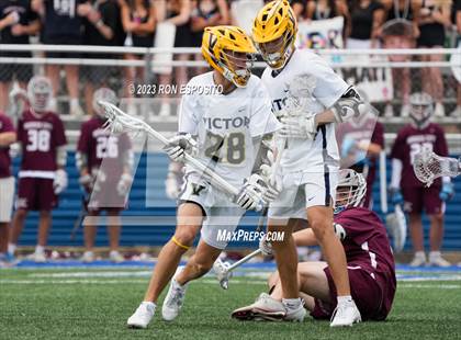 Thumbnail 2 in Garden City vs Victor (NYSPHSAA Class B Final) photogallery.