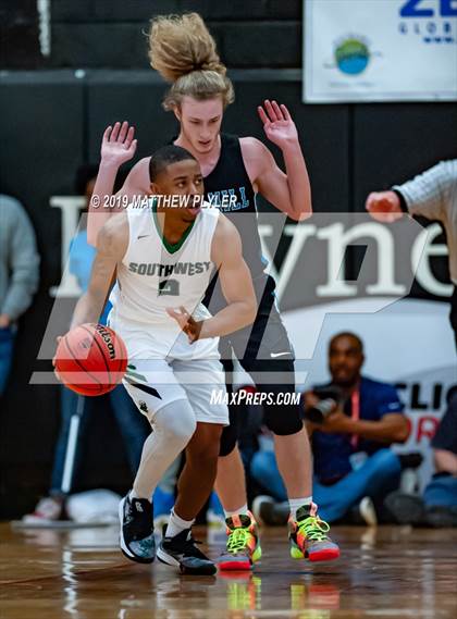 Thumbnail 2 in Cox Mill vs. Southwest Guilford (NCHSAA Western Regional Final) photogallery.