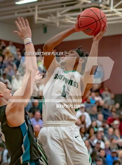 Thumbnail 3 in Cox Mill vs. Southwest Guilford (NCHSAA Western Regional Final) photogallery.