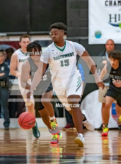 Thumbnail 3 in Cox Mill vs. Southwest Guilford (NCHSAA Western Regional Final) photogallery.