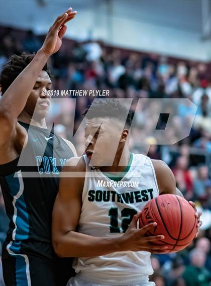 Thumbnail 3 in Cox Mill vs. Southwest Guilford (NCHSAA Western Regional Final) photogallery.