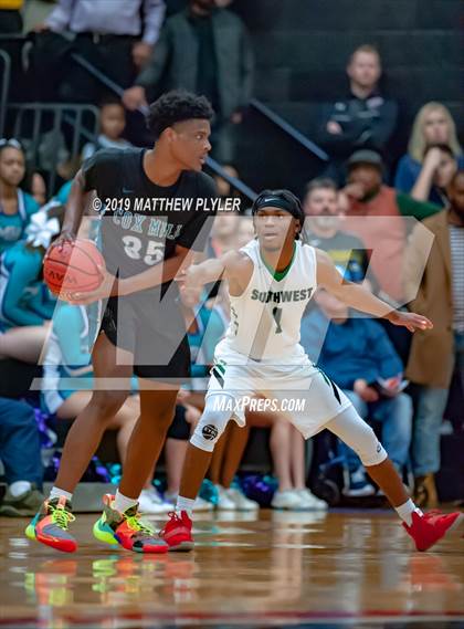 Thumbnail 2 in Cox Mill vs. Southwest Guilford (NCHSAA Western Regional Final) photogallery.