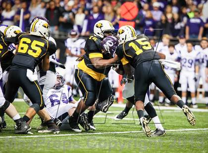 Thumbnail 3 in Mangham vs. Haynesville (LHSAA Class 1A Final) photogallery.