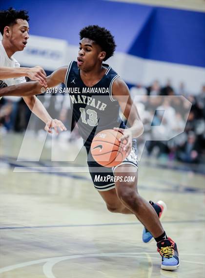 Thumbnail 2 in Sierra Canyon vs Mayfair (ESPN Sierra Canyon Super Showcase) photogallery.