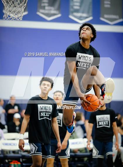 Thumbnail 3 in Sierra Canyon vs Mayfair (ESPN Sierra Canyon Super Showcase) photogallery.