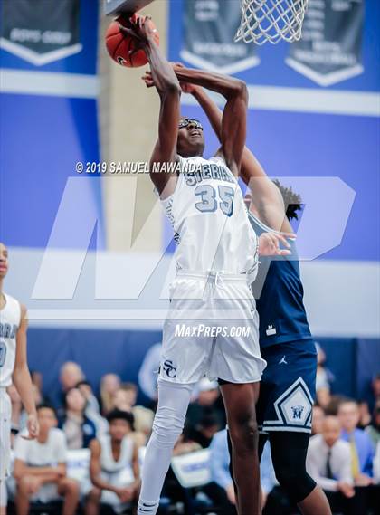Thumbnail 1 in Sierra Canyon vs Mayfair (ESPN Sierra Canyon Super Showcase) photogallery.