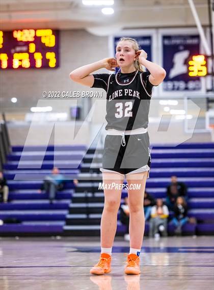Thumbnail 2 in Lone Peak vs. Centennial (Holliday Hoopfest) photogallery.