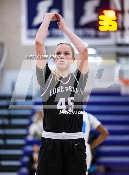 Thumbnail 3 in Lone Peak vs. Centennial (Holliday Hoopfest) photogallery.