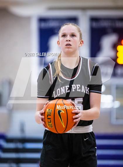 Thumbnail 2 in Lone Peak vs. Centennial (Holliday Hoopfest) photogallery.