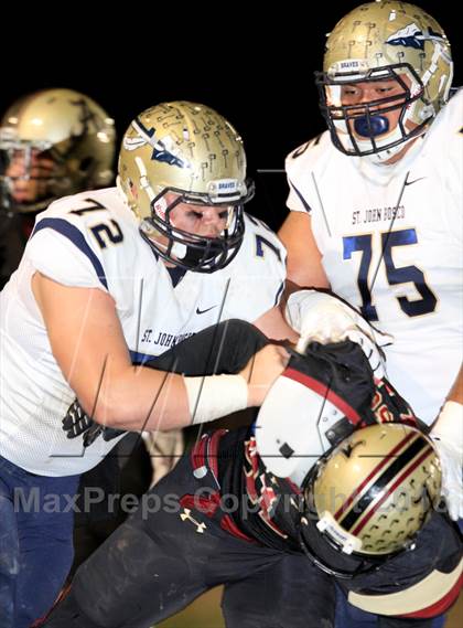 Thumbnail 3 in St. John Bosco vs. Alemany (CIF SS PAC-5 Semifinal) photogallery.