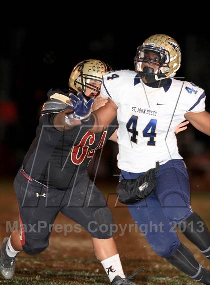 Thumbnail 3 in St. John Bosco vs. Alemany (CIF SS PAC-5 Semifinal) photogallery.