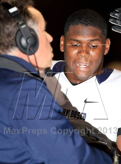 Thumbnail 3 in St. John Bosco vs. Alemany (CIF SS PAC-5 Semifinal) photogallery.