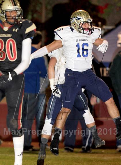 Thumbnail 1 in St. John Bosco vs. Alemany (CIF SS PAC-5 Semifinal) photogallery.