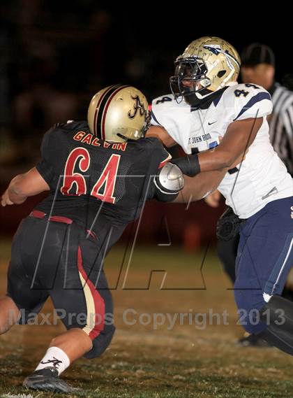 Thumbnail 2 in St. John Bosco vs. Alemany (CIF SS PAC-5 Semifinal) photogallery.